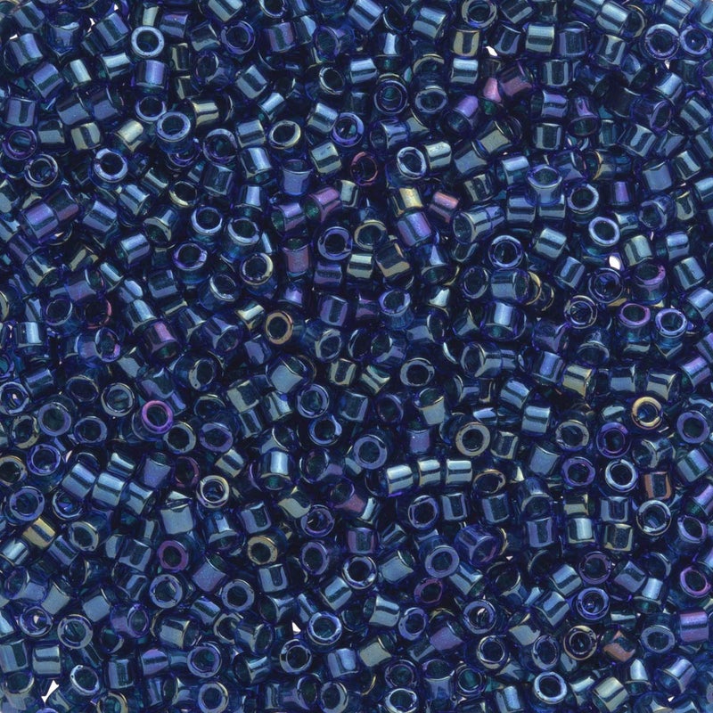 Miyuki Delica Seed Beads Bundle: Size 11/0, Blue Inside Color Lined Palette Collection DB1761, DB1762, DB1763 - Image 4